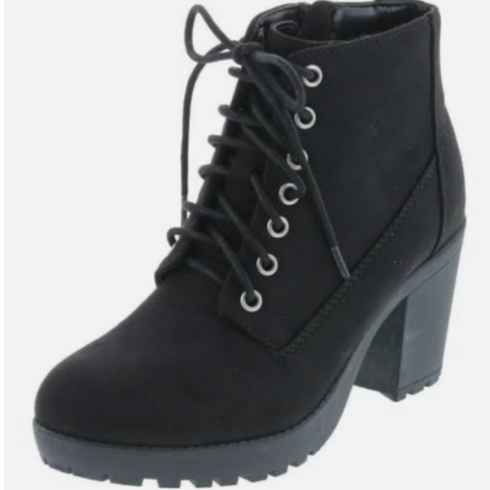 women's black heeled ankle boots